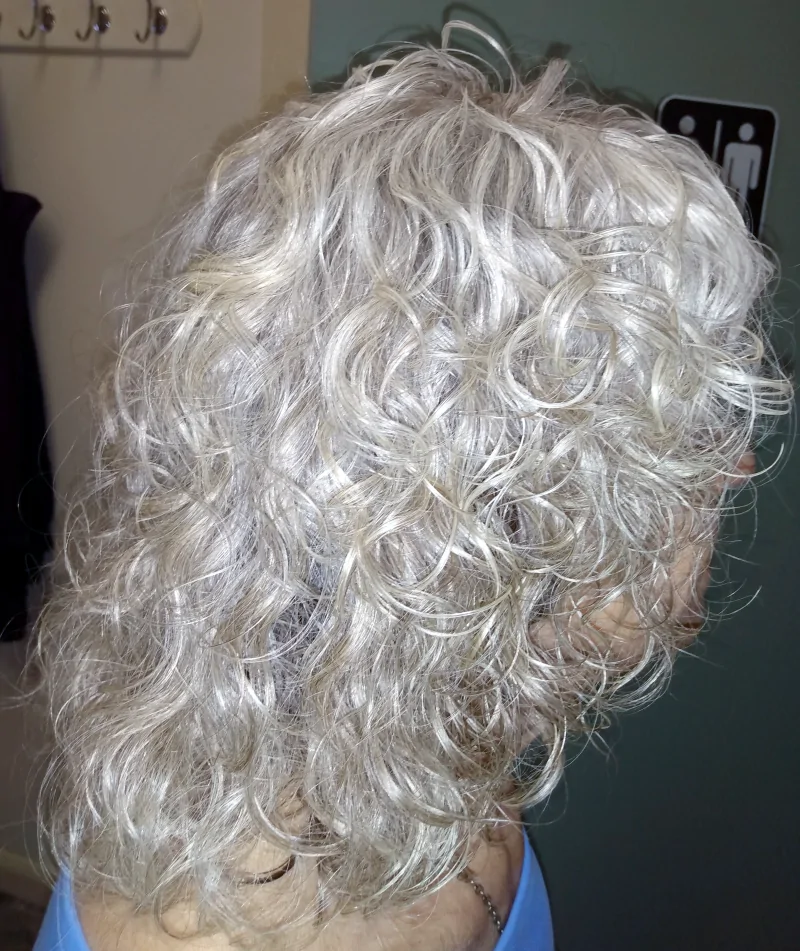 Fix over-processed frizzy perm